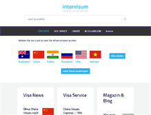 Tablet Screenshot of intervisum.de